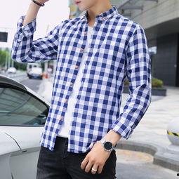 网红格子男士衬衫搭配,时尚搭配指南，轻松驾驭潮流风潮