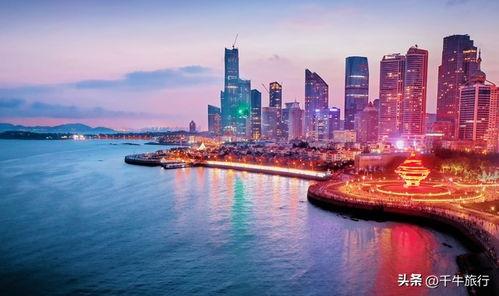 今日头条青岛夜景视频,璀璨灯火下的海滨风情掠影